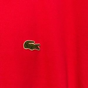 Lacoste men’s polo shirt pink/fuchsia color 7/XXl